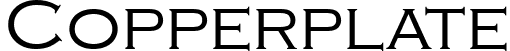 free copperplate regular font