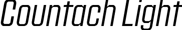 Countach Windows font - free for Personal