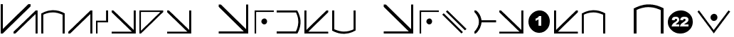 futurama alien language font