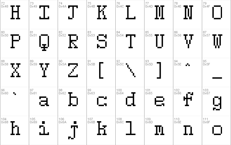 5Pixwriter Regular Font