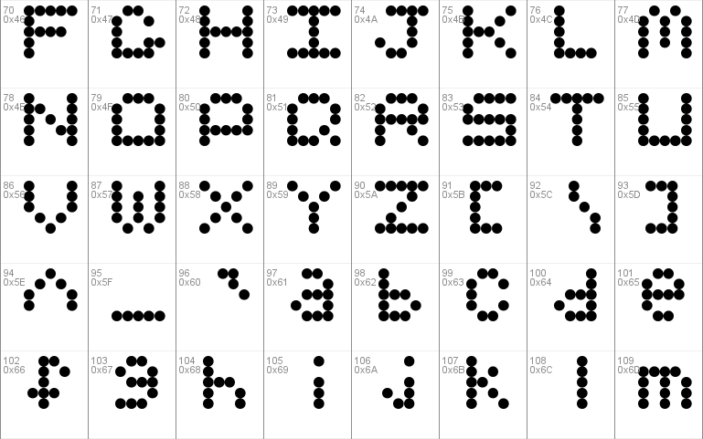 90's Printer Windows font - free for Personal