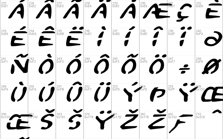 2Toon Expanded Italic