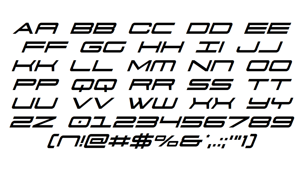 911 Porscha font - free for Personal
