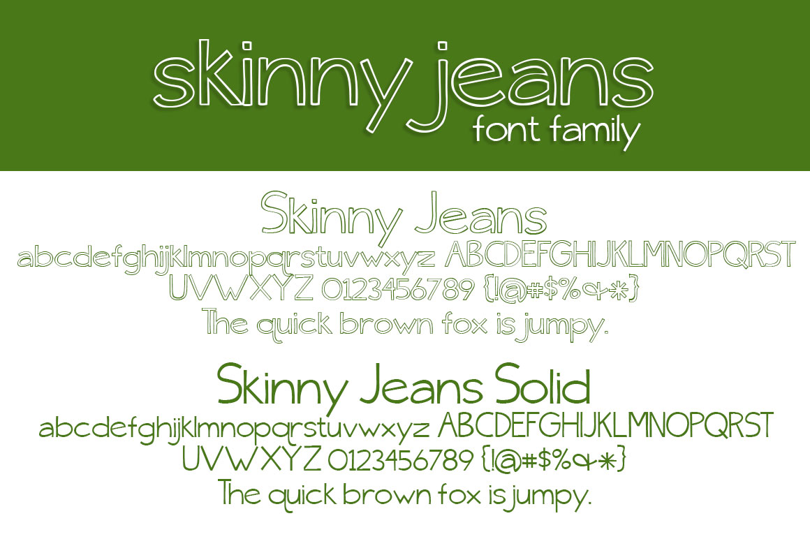 {skinny} jeans