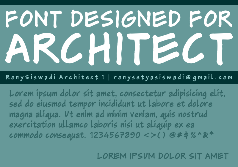 ' RonySiswadi Architect 1