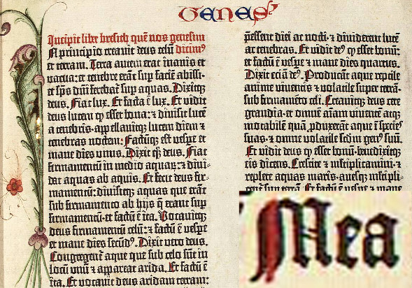 1454 Gutenberg Bibel