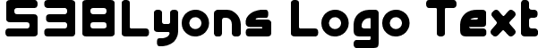 538Lyons Logo Text