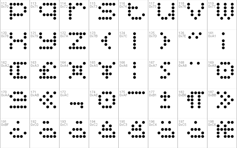 5x5 Dots
