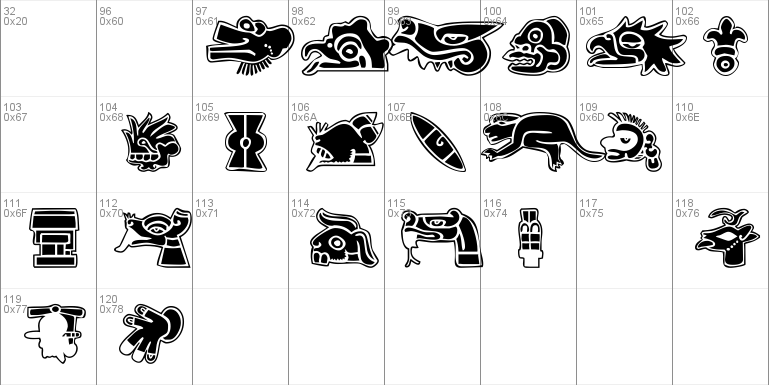 101! Aztec SymbolZ