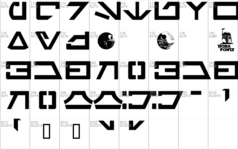 Aurek-Besh Font