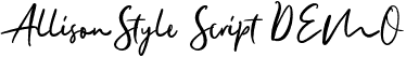 AllisonStyle Script DEMO