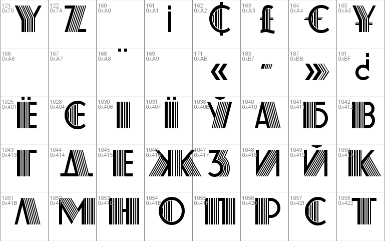 Atlas Deco B Font