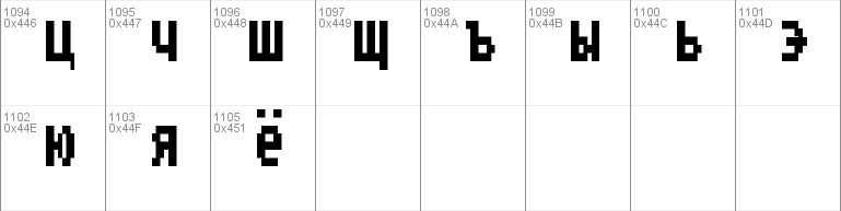 Amiga Topaz Unicode Rus