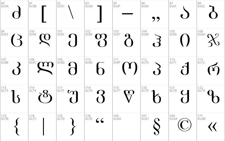 AcadMtavr_lb Windows font - free for Personal