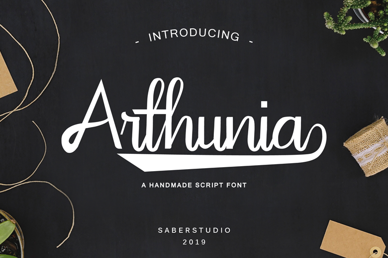 Arthunia Demo Font