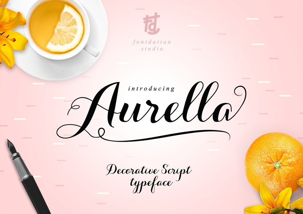 Aurella-Script Font