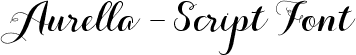 Aurella-Script Font
