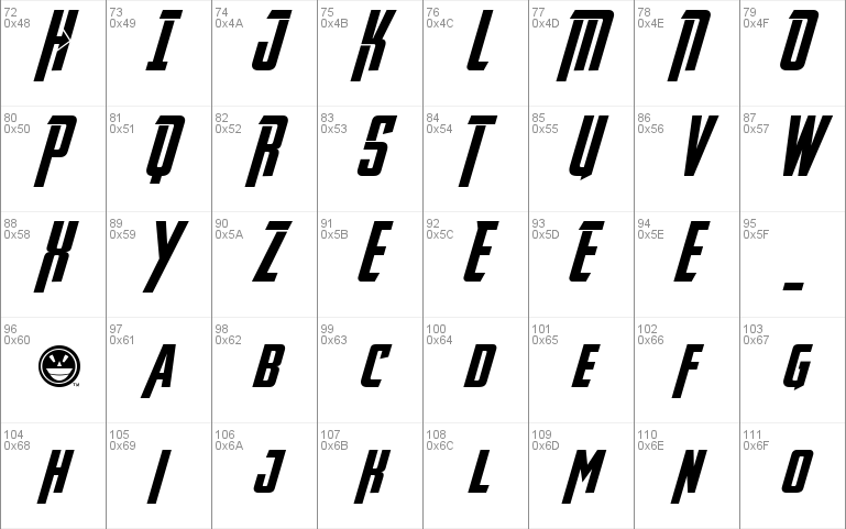 avengers font not-italicized download