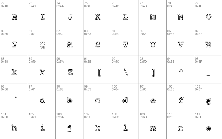 AlphabeticSprinkles Font