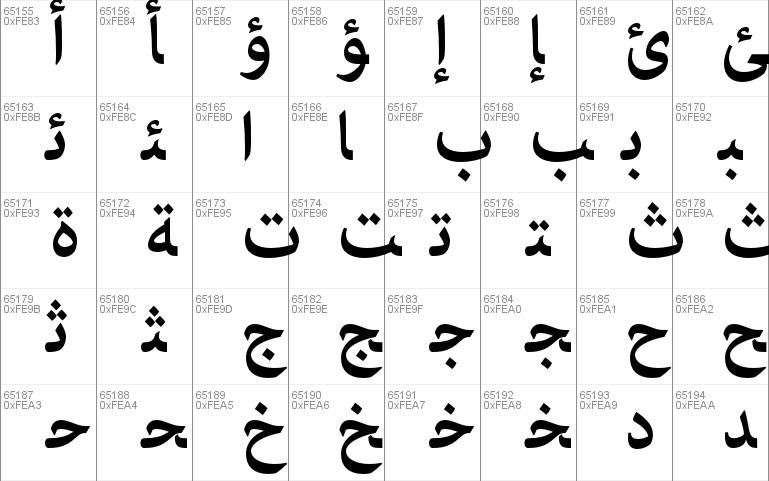 download arabic fonts for mac word