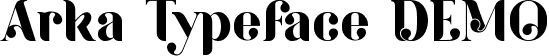 Arka Typeface DEMO