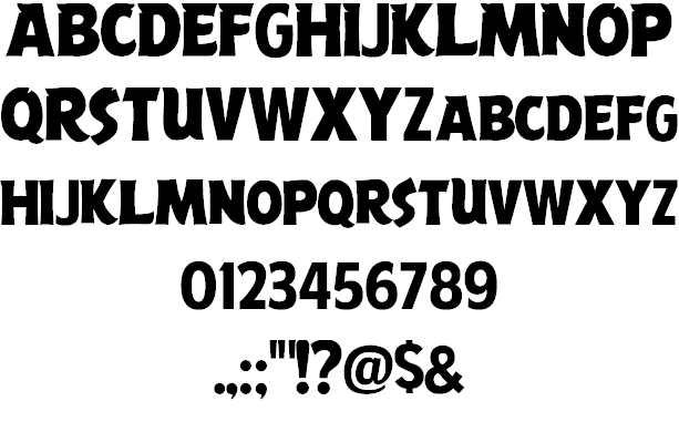 angry birds logo font