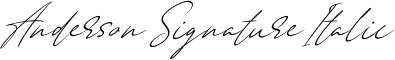 Anderson Signature Italic
