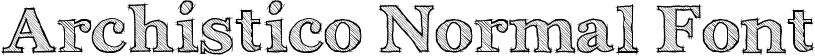 Archistico Normal Font