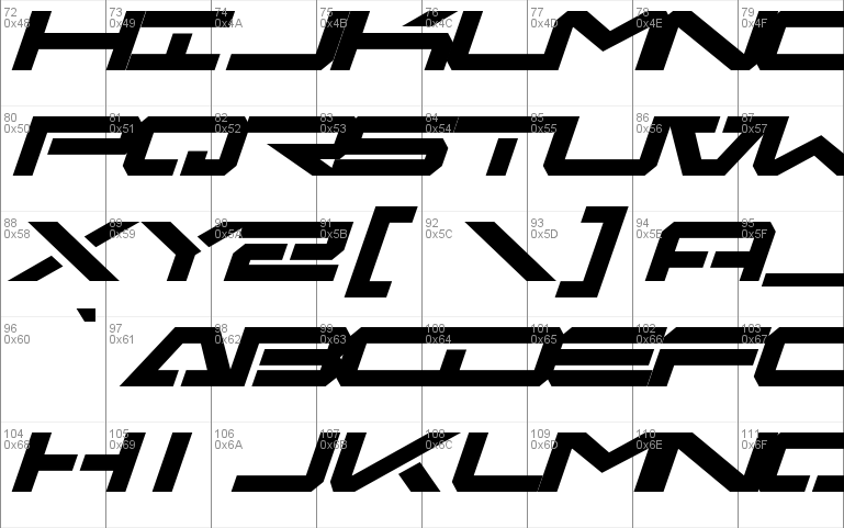 Free Agent Bold Expanded Italic