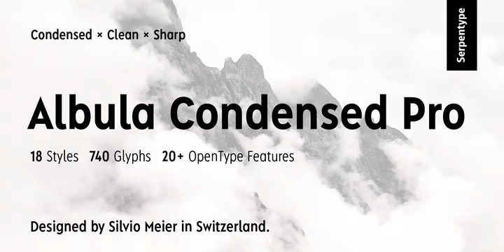 Albula Condensed Pro