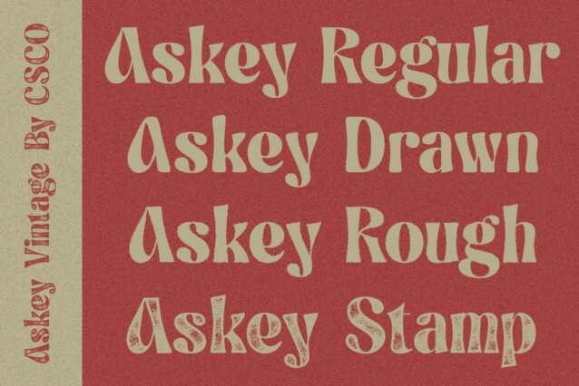 Askey Vintage Demo Stamp
