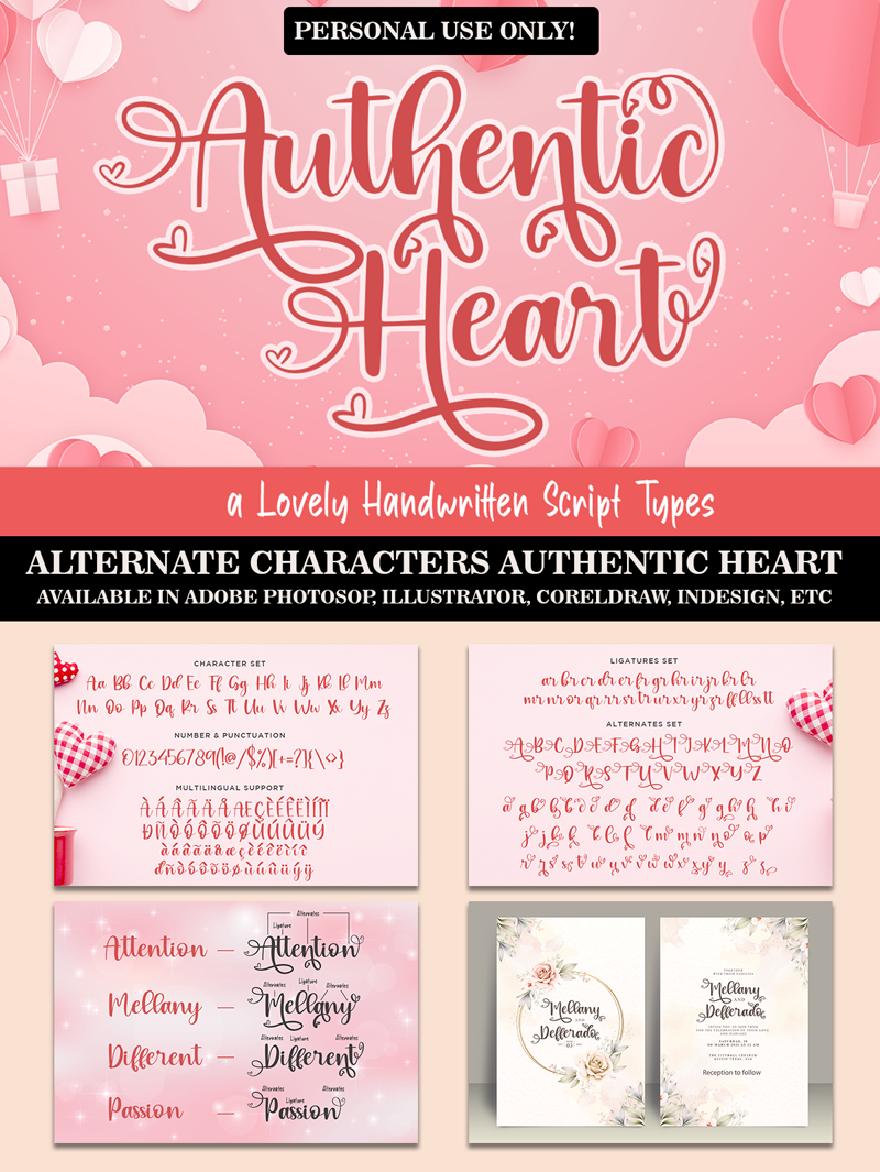 Authentic Heart - Personal Use