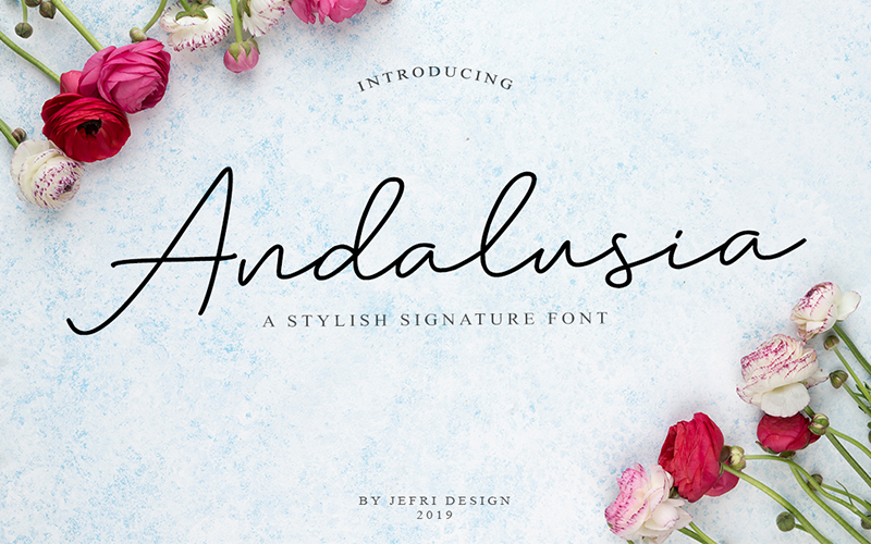 Andalusia handwritten design