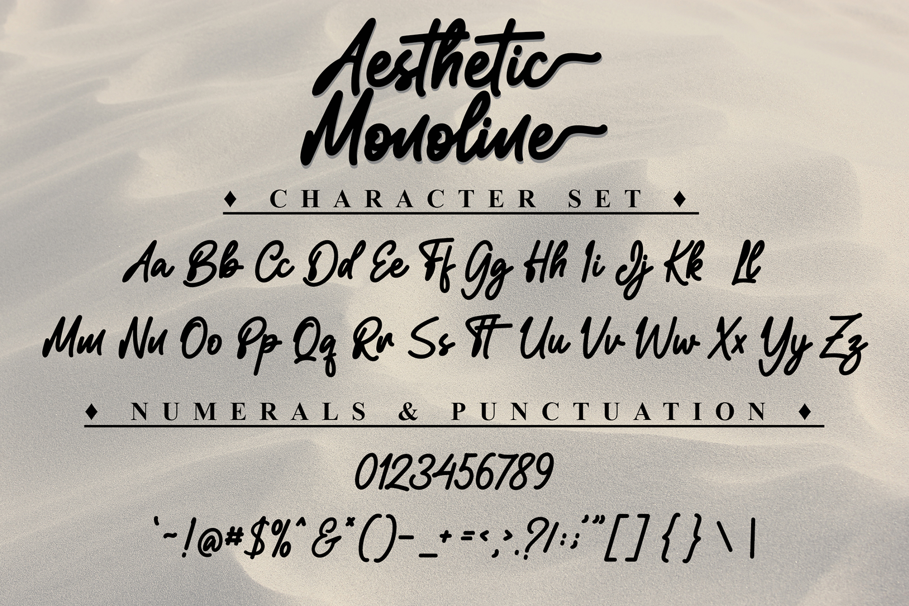 Aesthetic Monoline