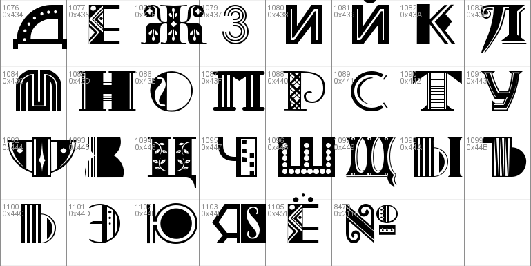 Art-Decoretta Font