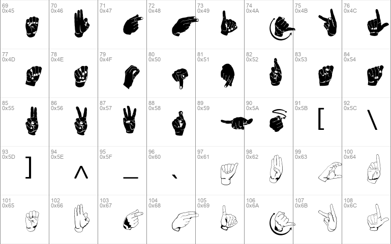 ASL Hands By Frank