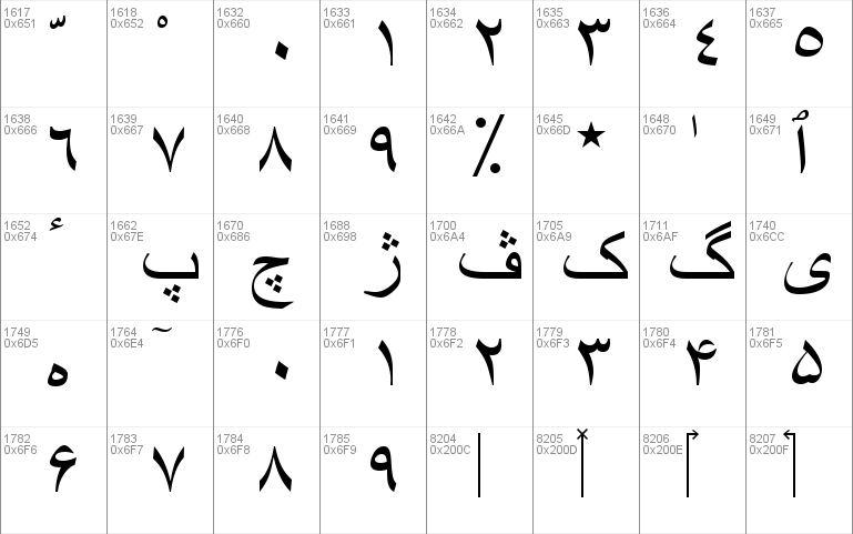 Arabic Transparent