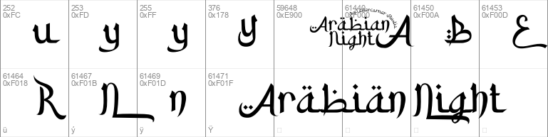 Arabian Night - wondershine elegant font by handpik on Dribbble