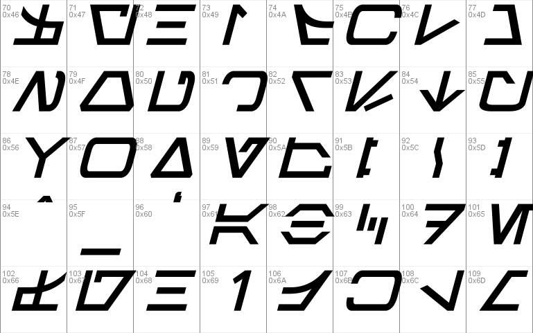 Aurebesh Condensed Font