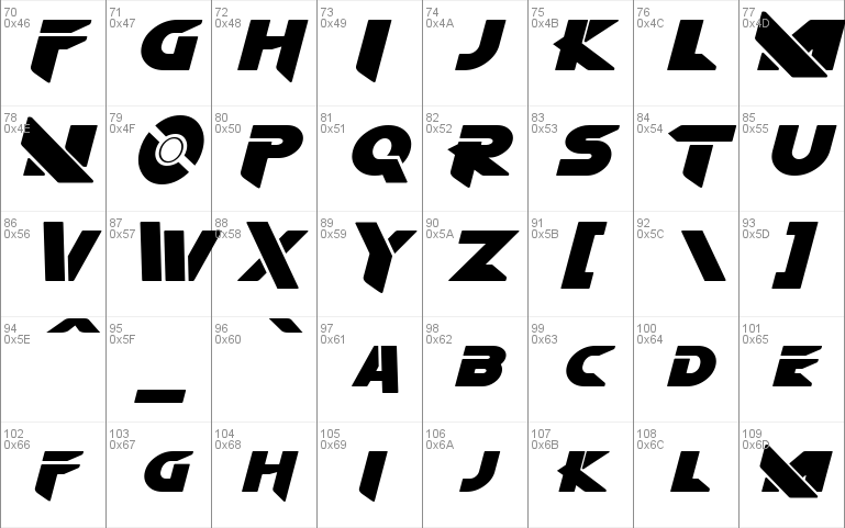 Algol Italic Font