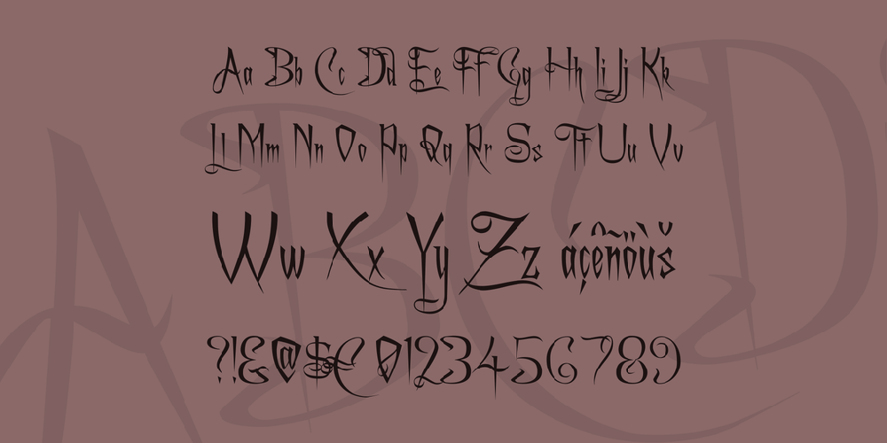 A Charming Font