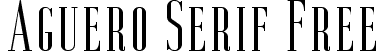 Aguero Serif Free
