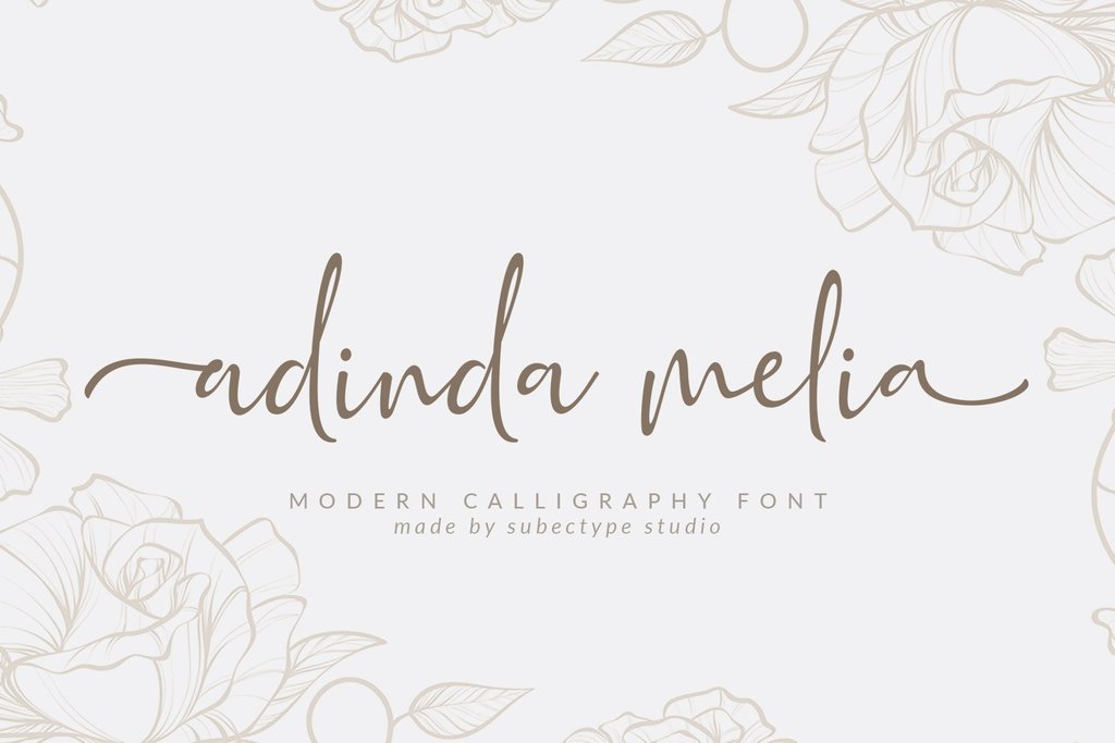 Adinda Melia calligraphy