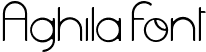 Aghila Font