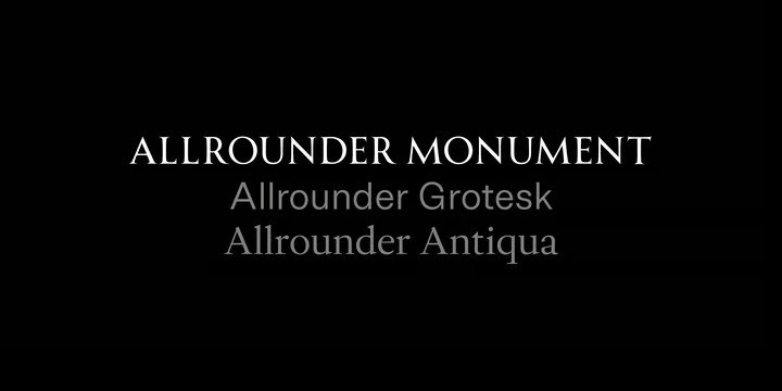 Allrounder Monument Test