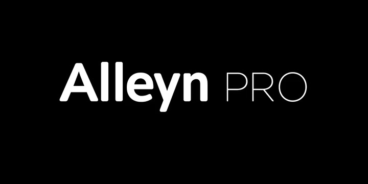 FSP DEMO - Alleyn Pro Black