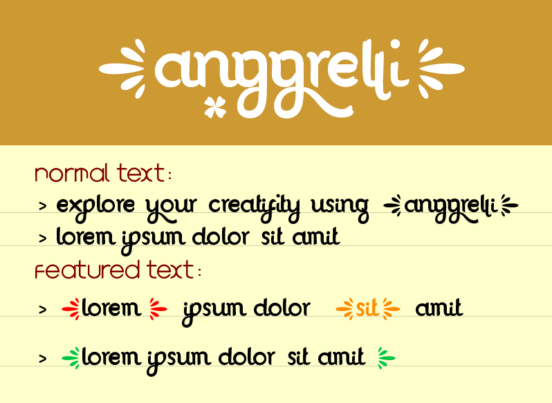 Anggrelli Personal Use