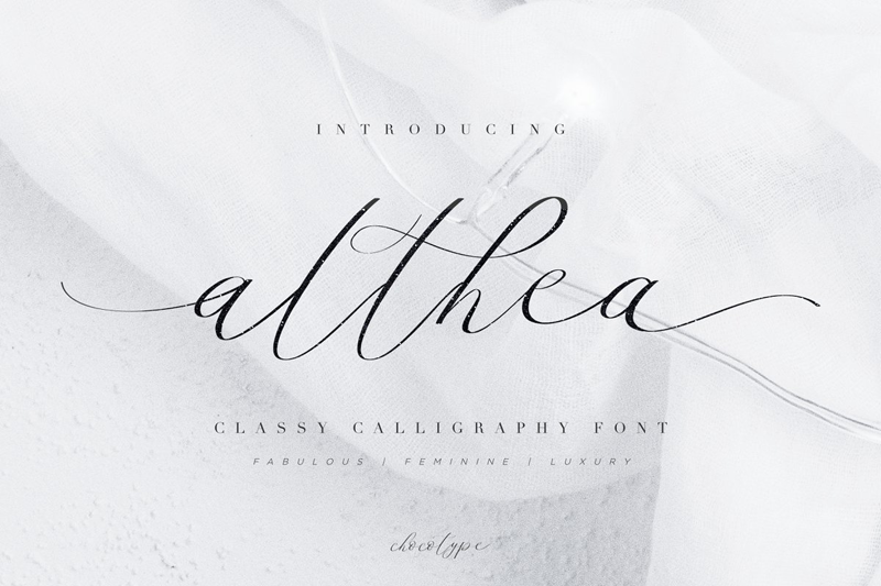 Althea calligraphy