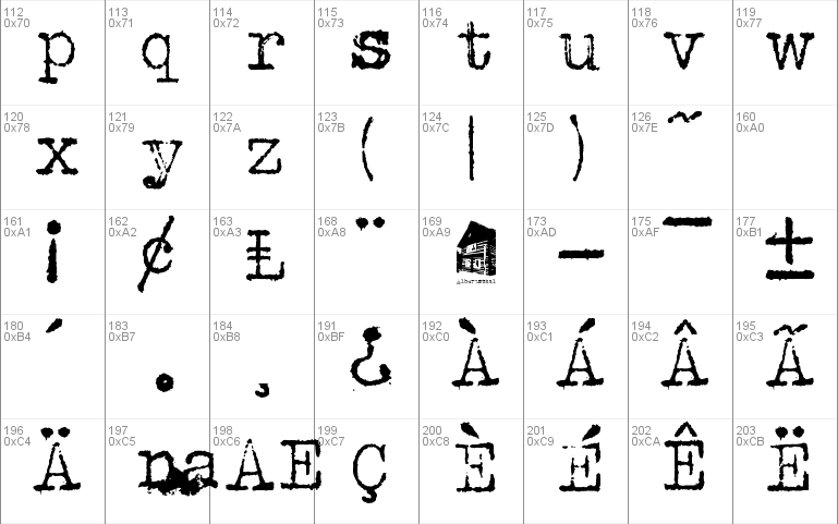 Albertsthal Typewriter