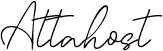 Attahost handwritten italic